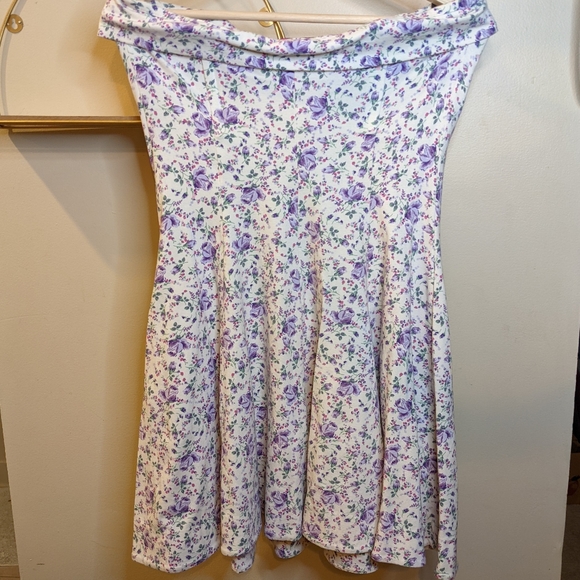 Betsey Johnson Floral Strapless Fit and Flare - Picture 5 of 6